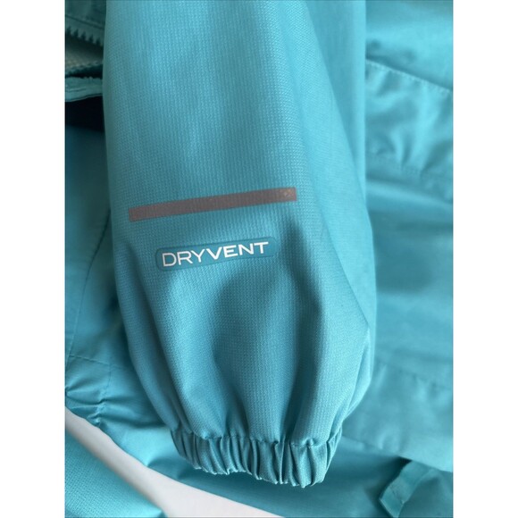 Girls The North Face Dryvent Aqua Zip Hooded Rain Wind Jacket Size 7/8 - Picture 5 of 13